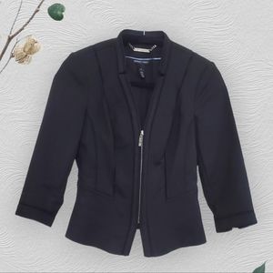 White House Black Market fitted jacket, size 00, Black, in great condition